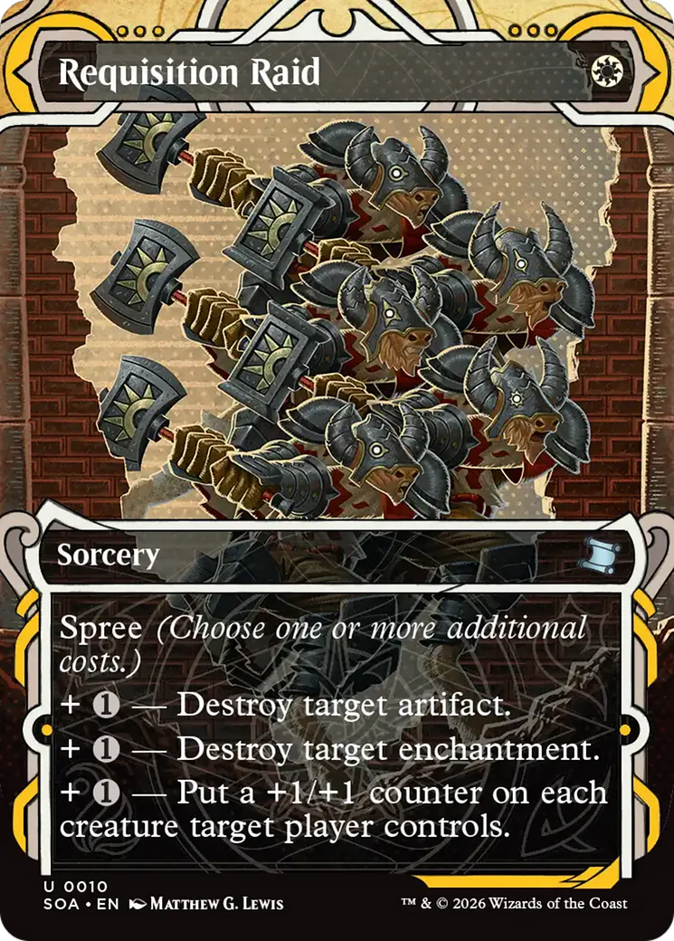 Requisition Raid (0010) (Showcase) (SOA) - Foil
