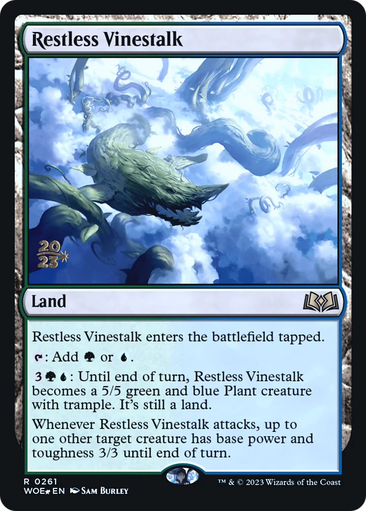 Restless Vinestalk (0261) (Prerelease) (PWOE) - Foil