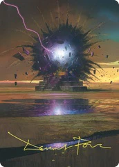 Return to Dust (34/81) Art Card (ACMM) - Gold-Stamped Signature