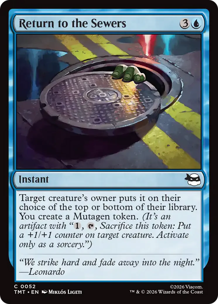 Return to the Sewers (TMT) - Foil