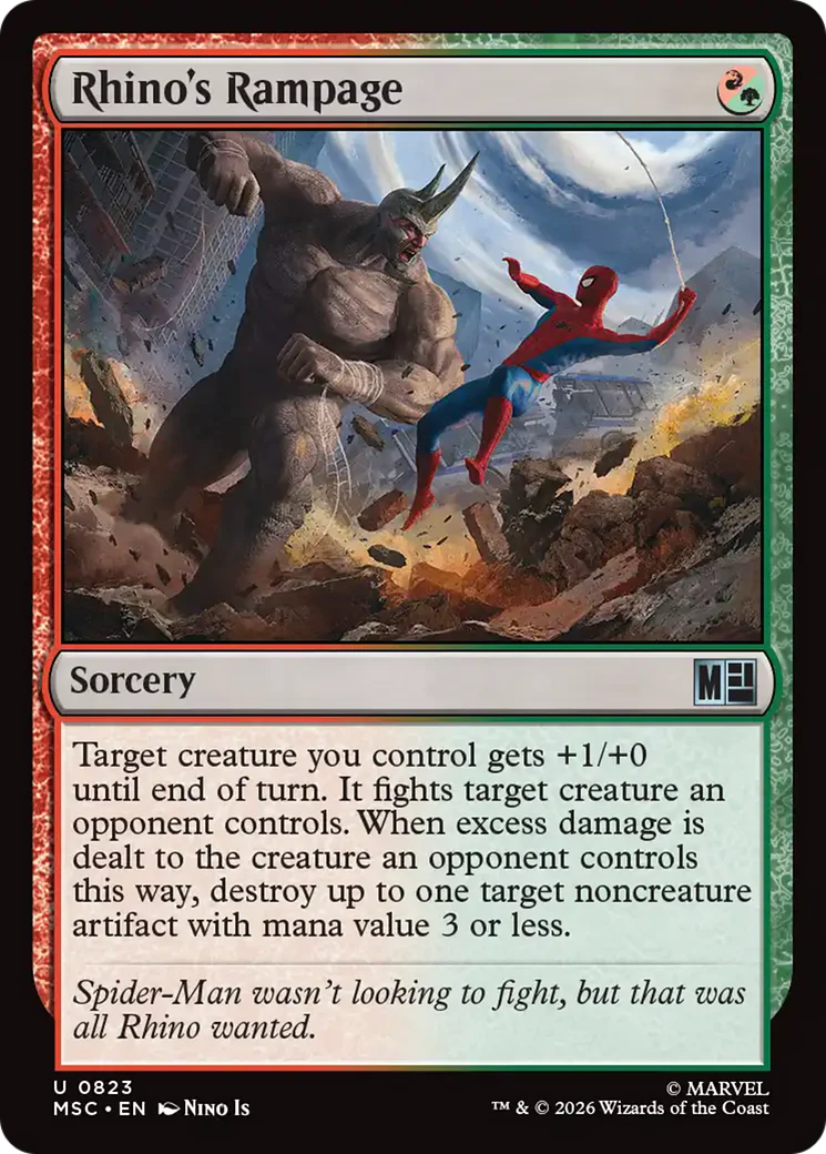 Rhino's Rampage (MSC) - Foil