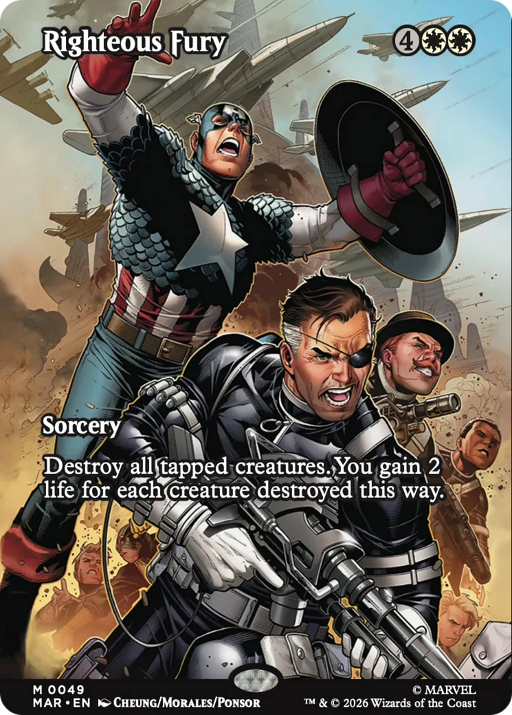 Righteous Fury (0049) (Borderless) (MAR)