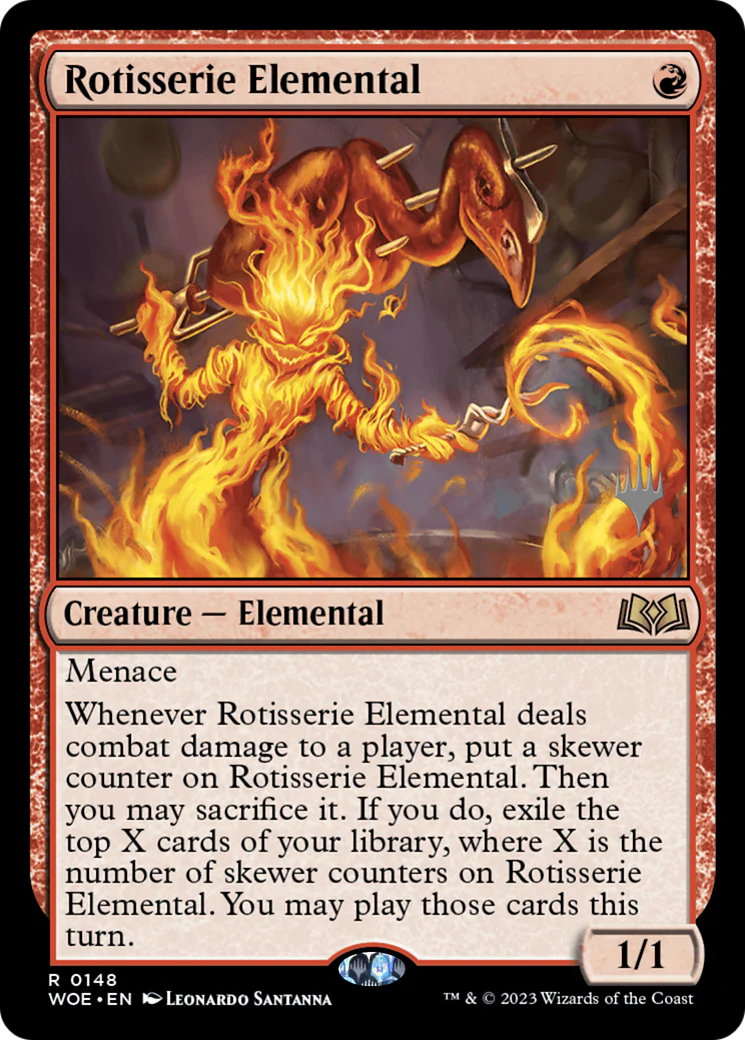 Rotisserie Elemental (0148) (Promo Pack) (PWOE) - Foil