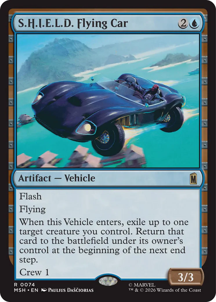 S.H.I.E.L.D. Flying Car (MSH)