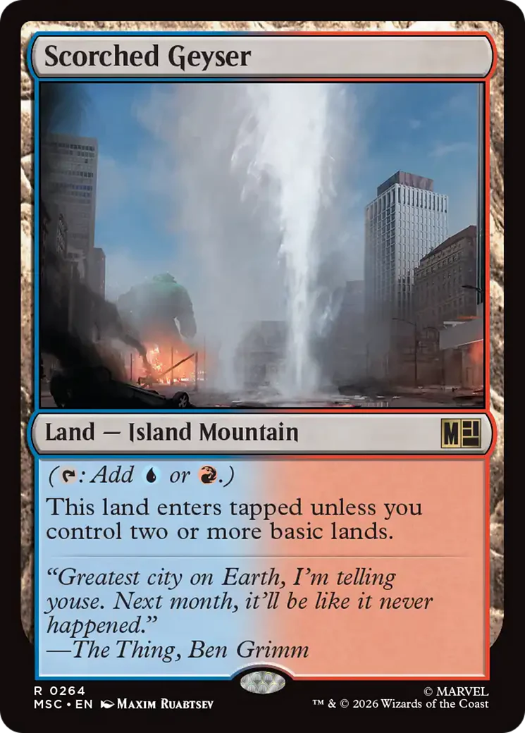 Scorched Geyser (0264) - Surge Foil