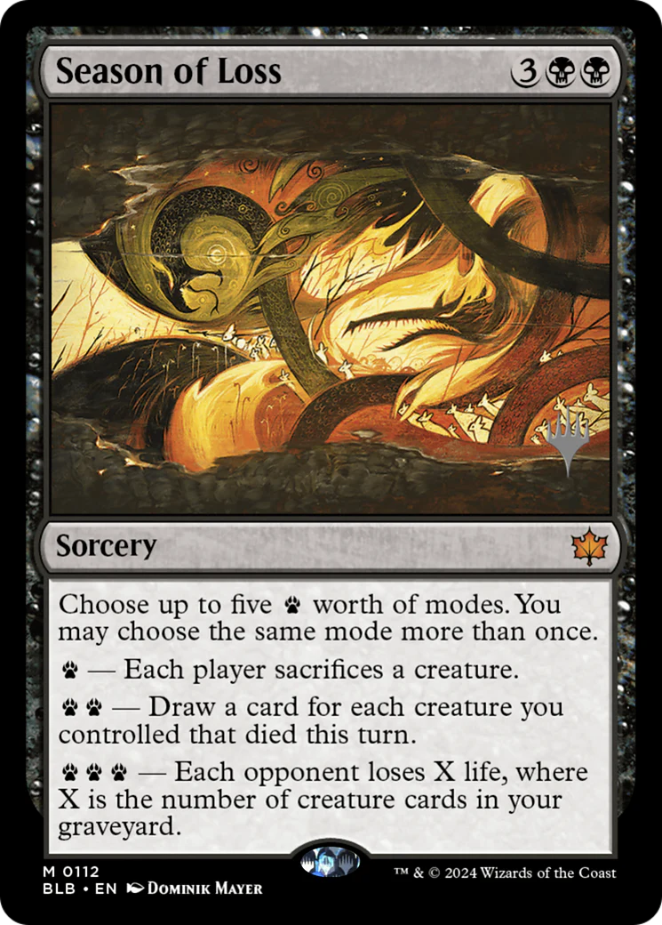 Season of Loss (0112) (Promo Pack) (PBLB) - Foil