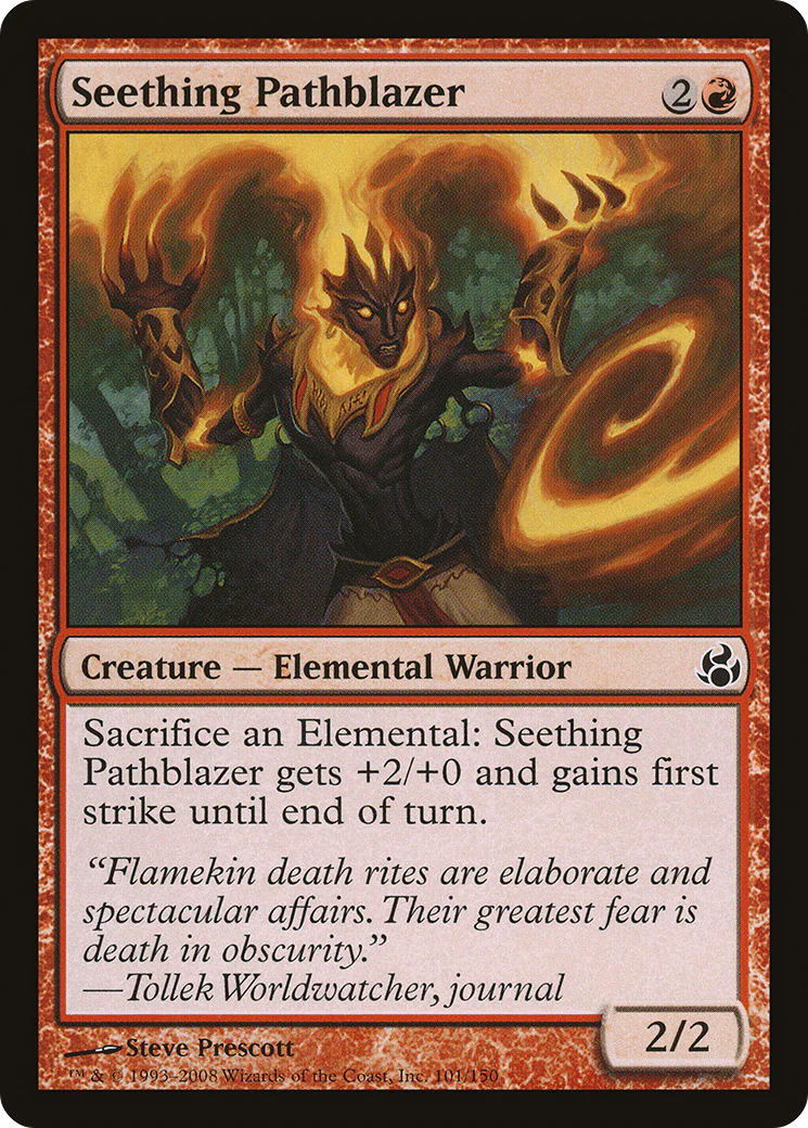 Seething Pathblazer (MOR) - Foil