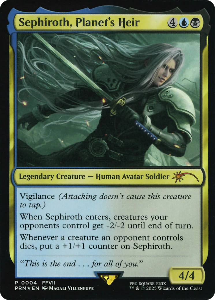 Sephiroth, Planet's Heir (0004) (PMEI) - Foil