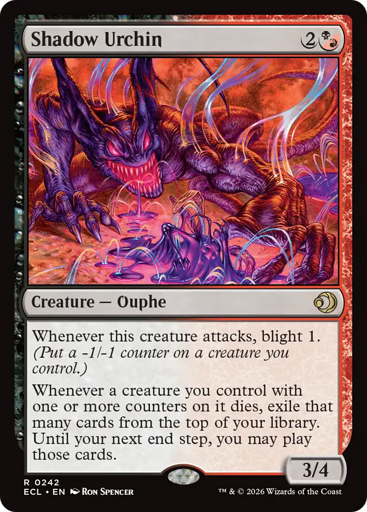 Shadow Urchin (ECL) - Foil