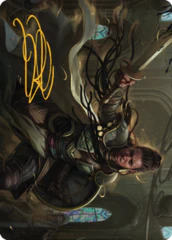 Shanna, Purifying Blade (55/81) Art Card (ADMU) - Gold-Stamped Signature