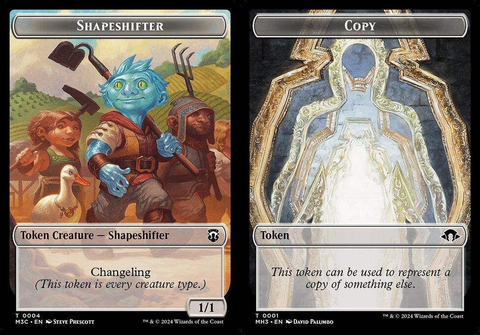 Shapeshifter (0004) // Copy (0001) Double-Sided Token (TM3C) - Ripple Foil