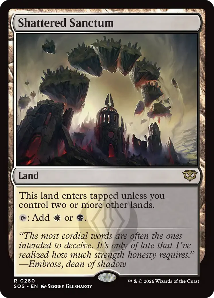 Shattered Sanctum (SOS) - Foil