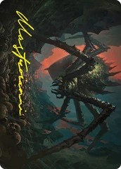 Shelob, Child of Ungoliant (23/81) Art Card (ALTR) - Gold-Stamped Signature