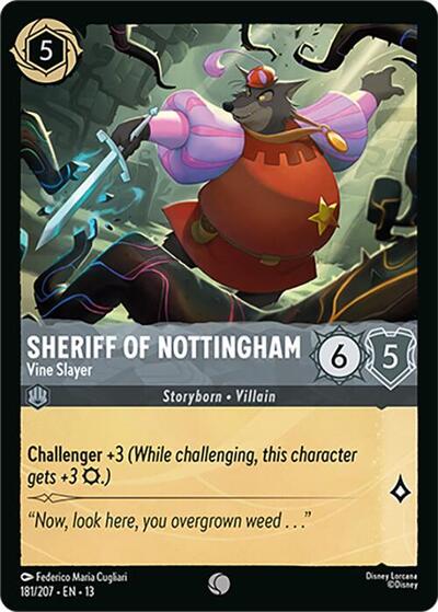 Sheriff of Nottingham, Vine Slayer (0181) - Cold Foil
