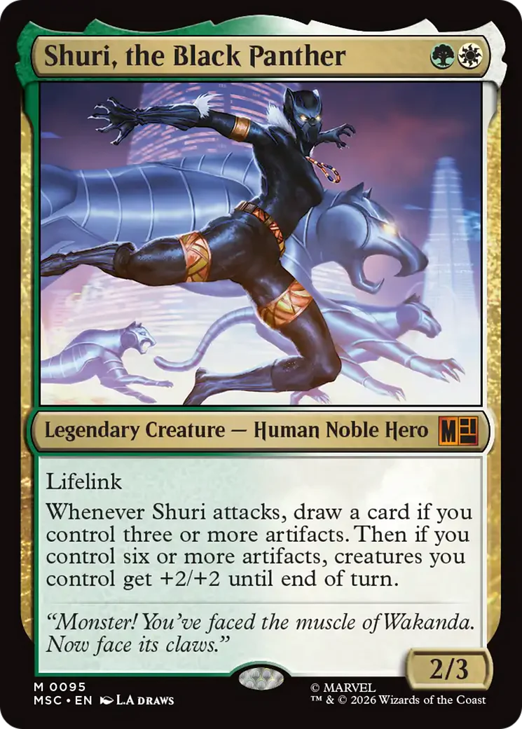 Shuri, the Black Panther (0095) - Surge Foil