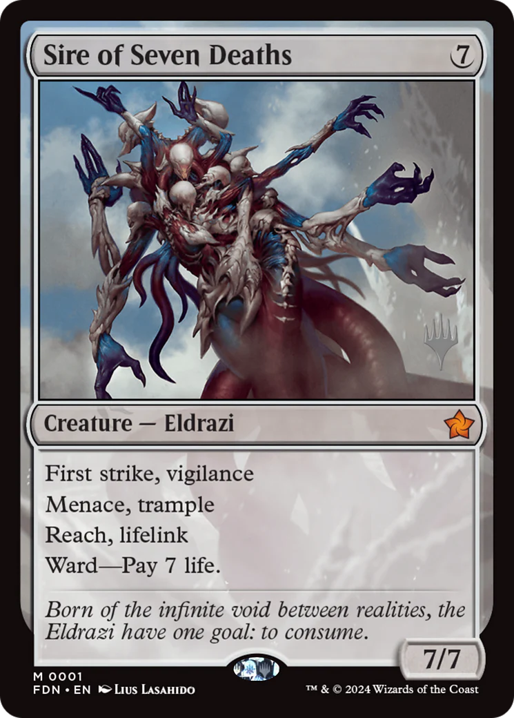 Sire of Seven Deaths (0001) (Promo Pack) (PFDN) - Foil