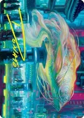 Skyswimmer Koi (3/81) Art Card (ANEO) - Gold-Stamped Signature