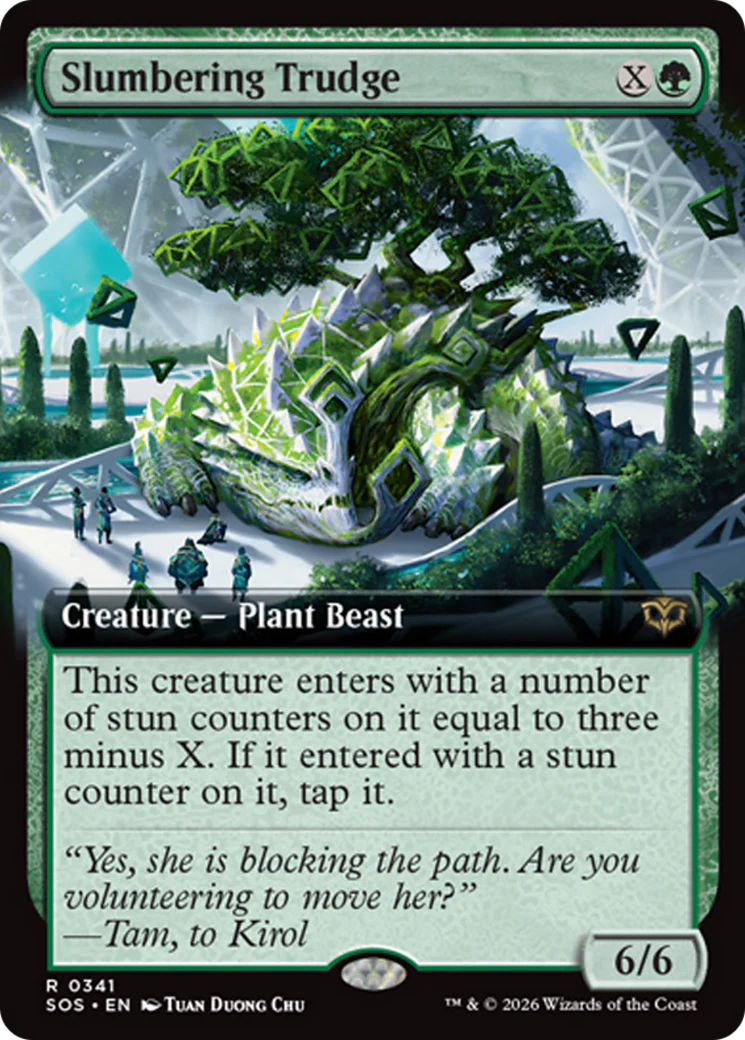Slumbering Trudge (0341) (Extended Art) (SOS) - Foil