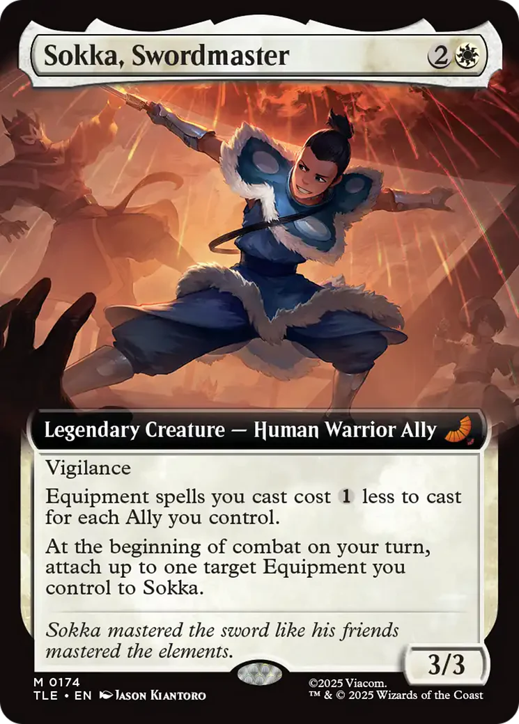 Sokka, Swordmaster (0174) (Extended Art) (TLE) - Foil