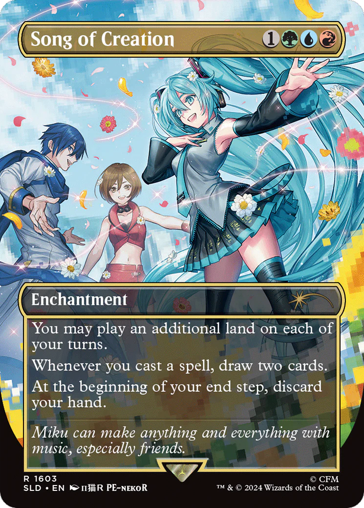 Song of Creation (1603) (Borderless) (SLD) - Rainbow Foil