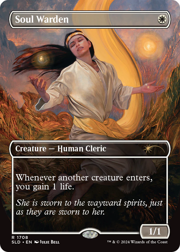 Soul Warden (1708) (Borderless) (SLD) - Rainbow Foil
