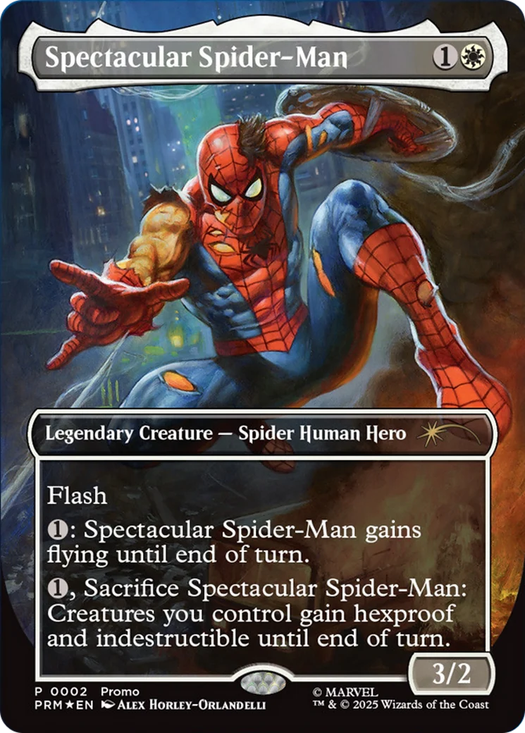 Spectacular Spider-Man (0002) (Borderless) (LMAR) - Foil
