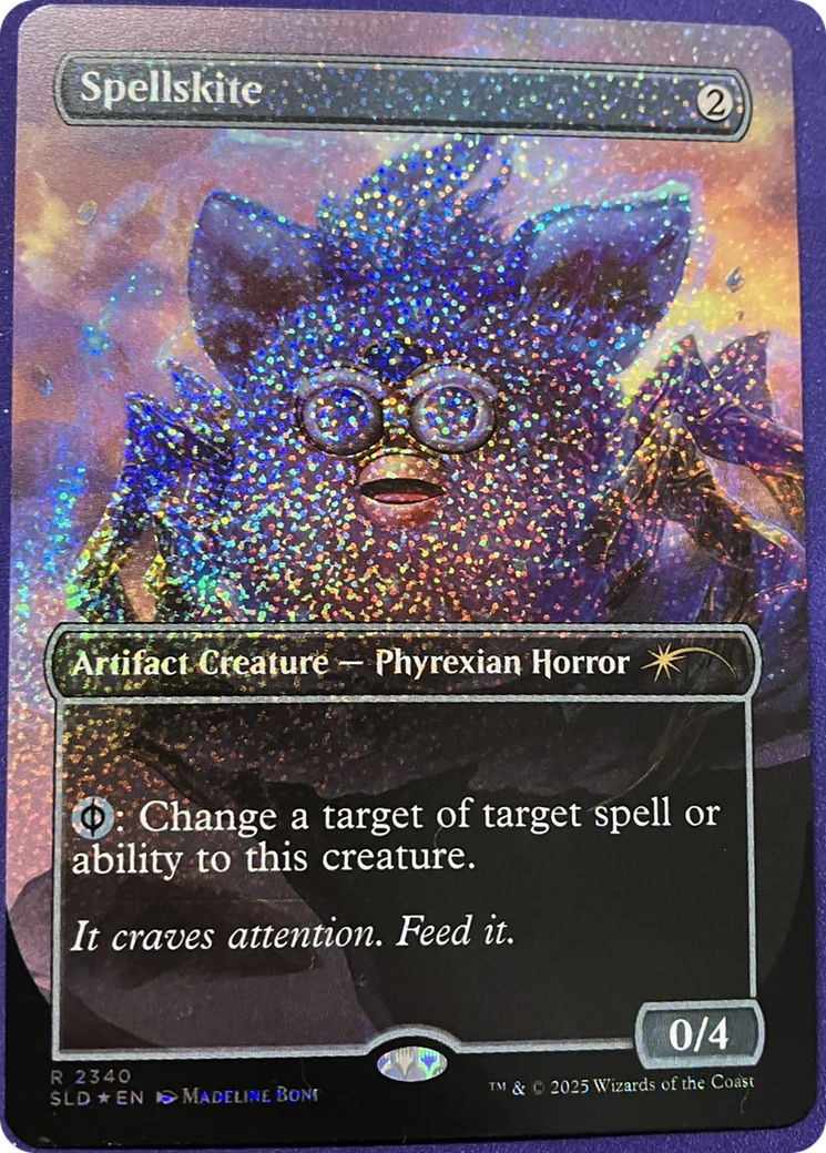 Spellskite (2340) (Borderless) (SLD) - Confetti Foil