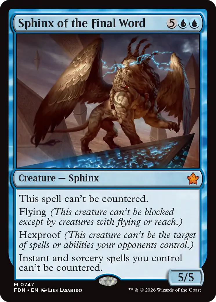 Sphinx of the Final Word (0747) (FDN)