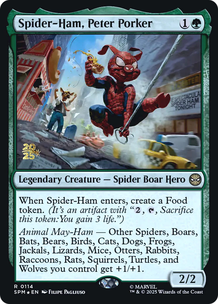 Spider-Ham, Peter Porker (0114) (Prerelease) (PSPM) - Foil