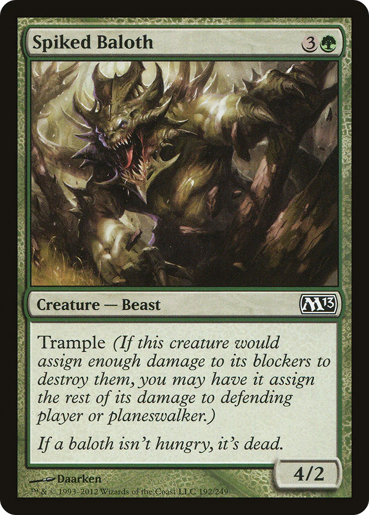 Spiked Baloth (M13) - Foil