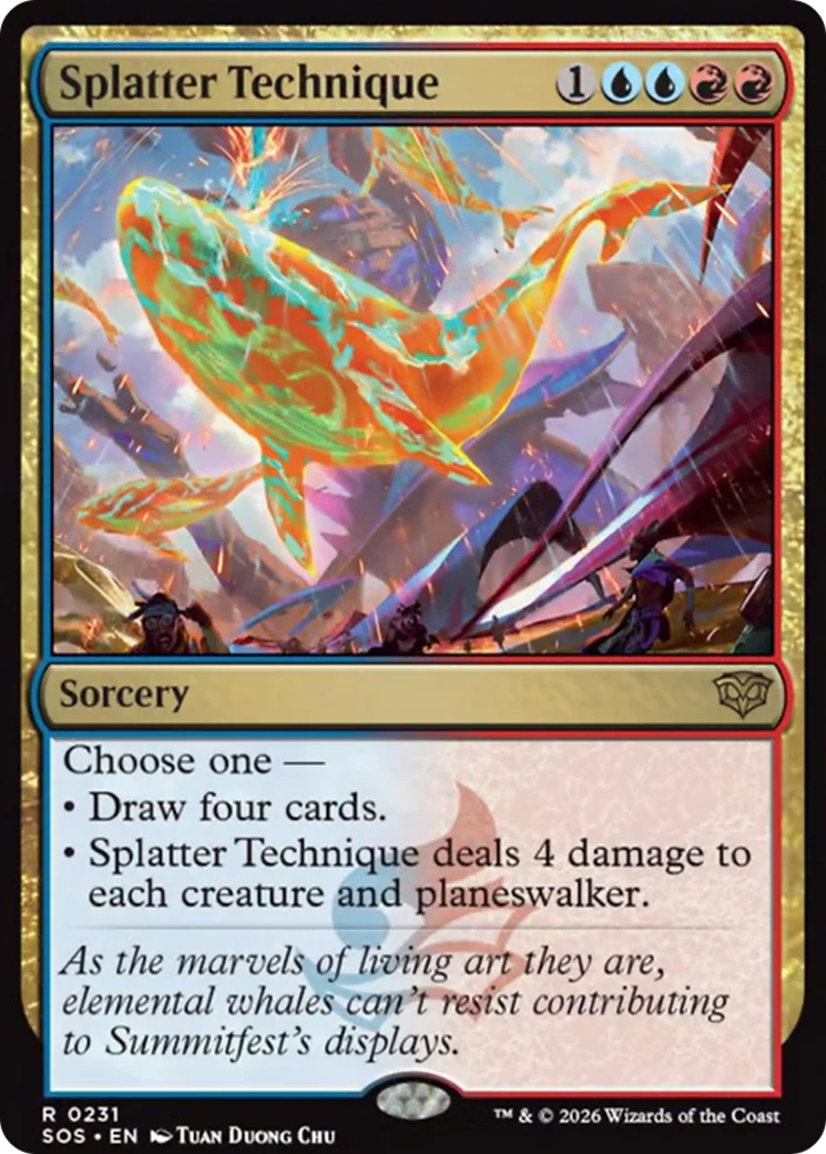 Splatter Technique (SOS) - Foil