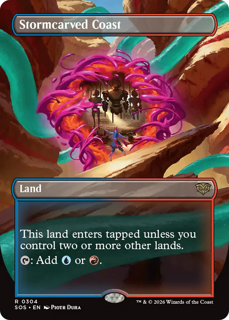 Stormcarved Coast (0304) (Borderless) (SOS) - Foil