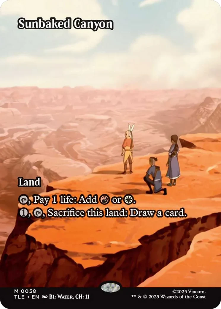 Sunbaked Canyon (0058) (Borderless) (TLE)