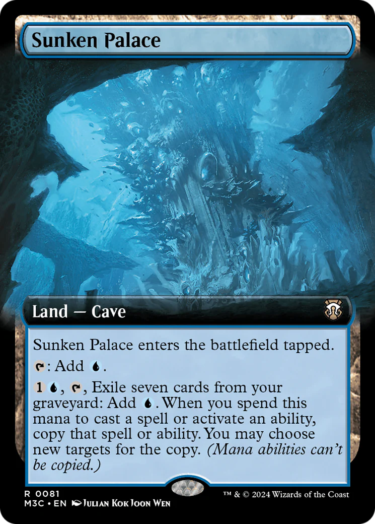 Sunken Palace (0081) (Extended Art) (M3C) - Ripple Foil