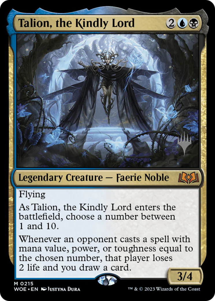 Talion, the Kindly Lord (0215) (Promo Pack) (PWOE) - Foil