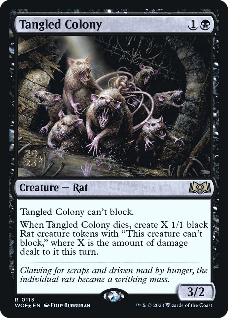 Tangled Colony (0113) (Prerelease) (PWOE) - Foil