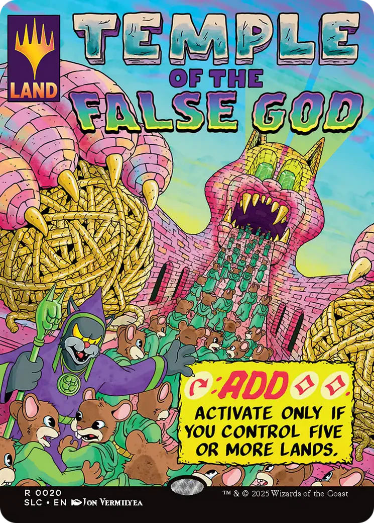 Temple of the False God (0047) (Showcase) (SLC) - Halo Foil