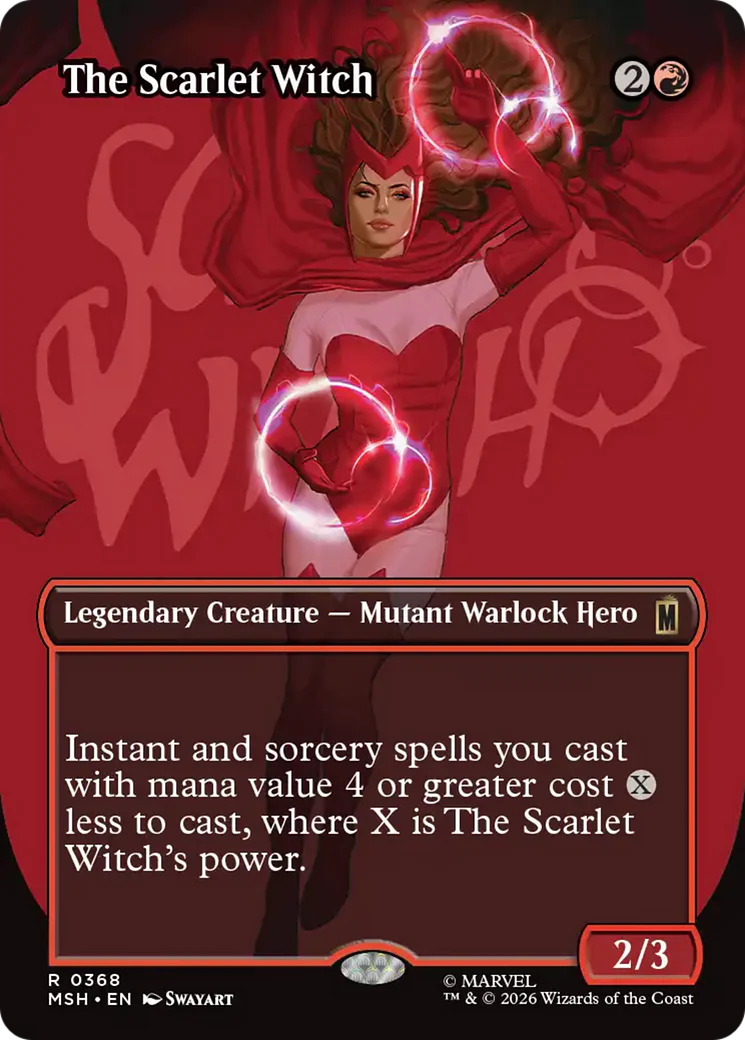 The Scarlet Witch (0368) (Borderless) (MSH) - Foil