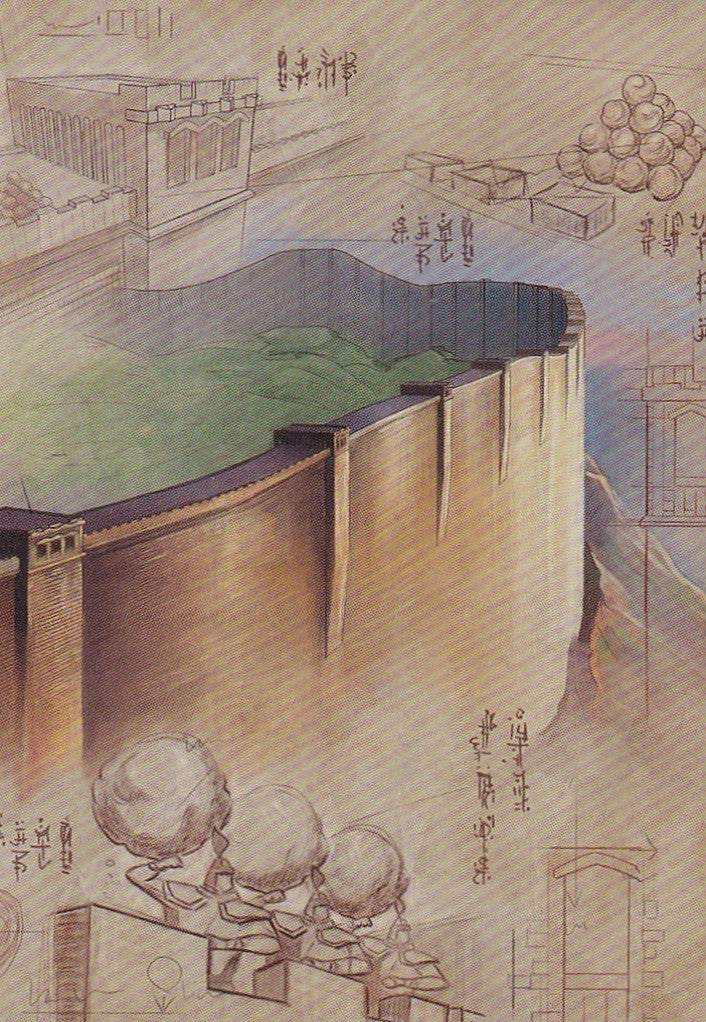 The Walls of Ba Sing Se (38/54) Art Card (TLA)