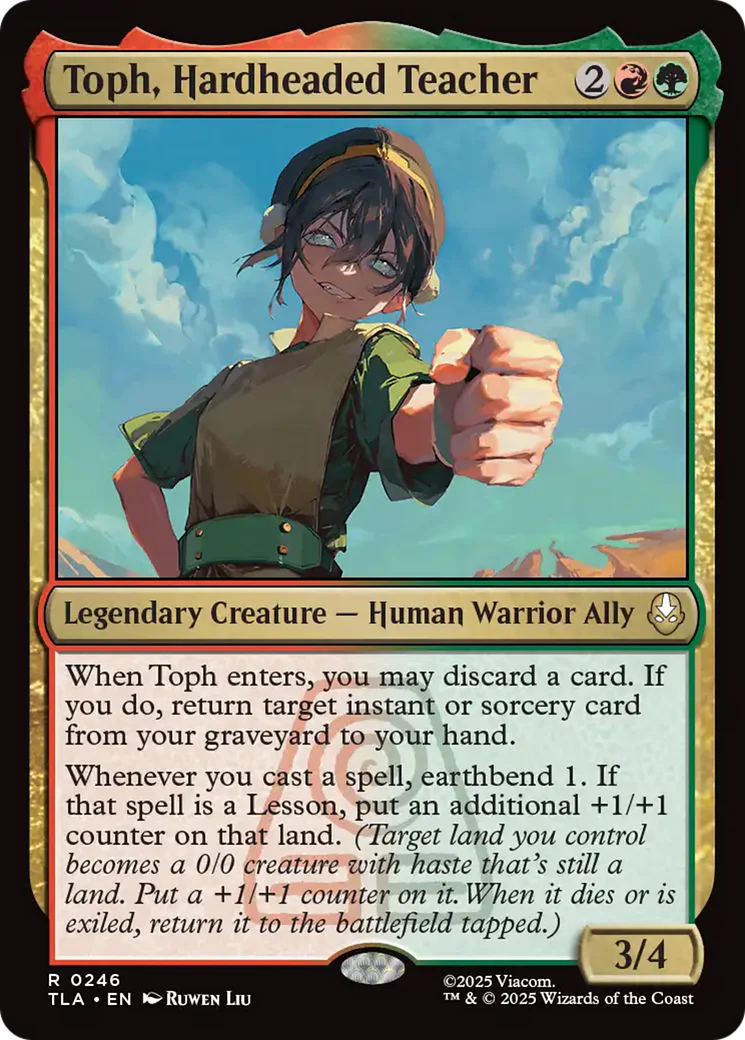 Toph, Hardheaded Teacher (TLA) - Foil
