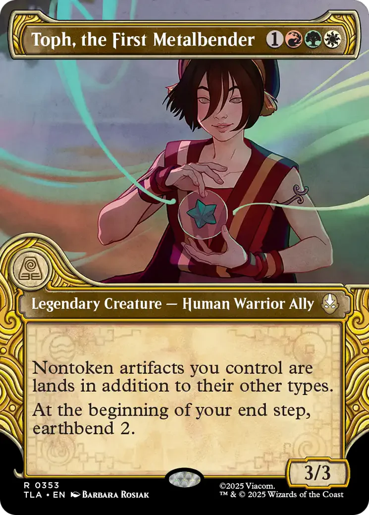 Toph, the First Metalbender (0353) (Elemental Frame) (TLA)