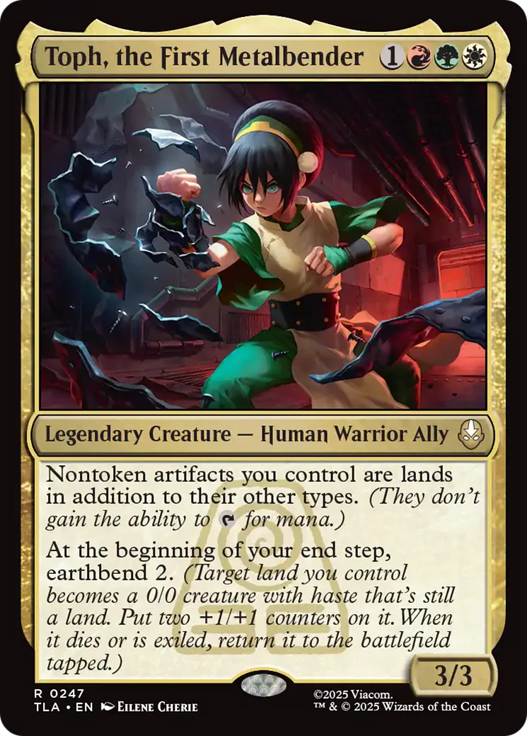 Toph, the First Metalbender (TLA) - Foil