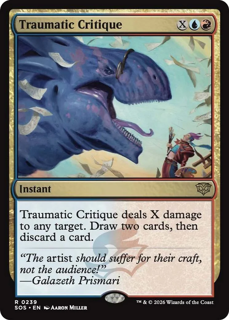 Traumatic Critique (SOS) - Foil