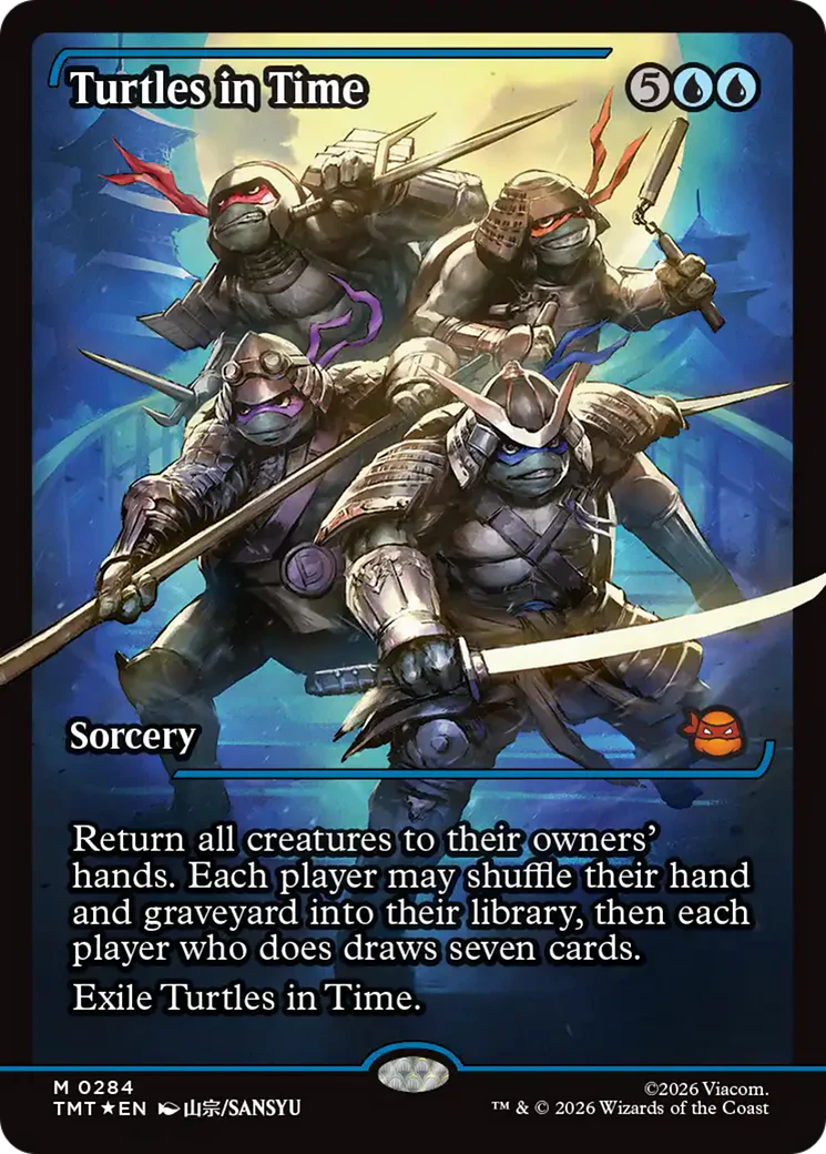 Turtles in Time (0284) (Showcase) (TMT) - Foil