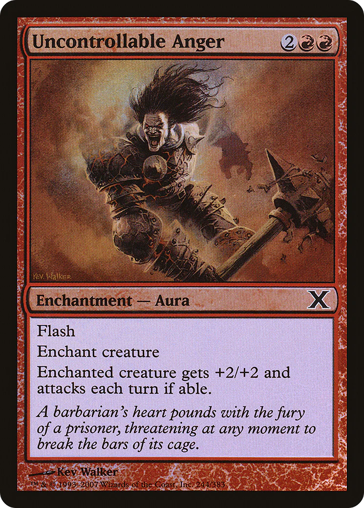Uncontrollable Anger (10E) - Foil