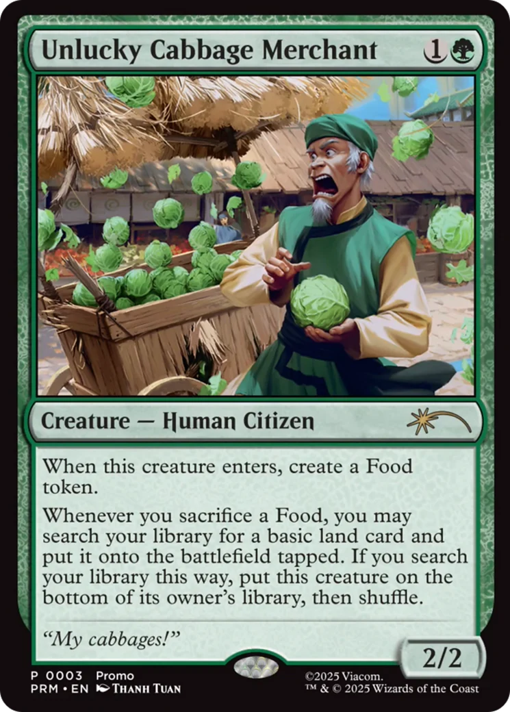 Unlucky Cabbage Merchant (0003) (Play Promo) (PW25)