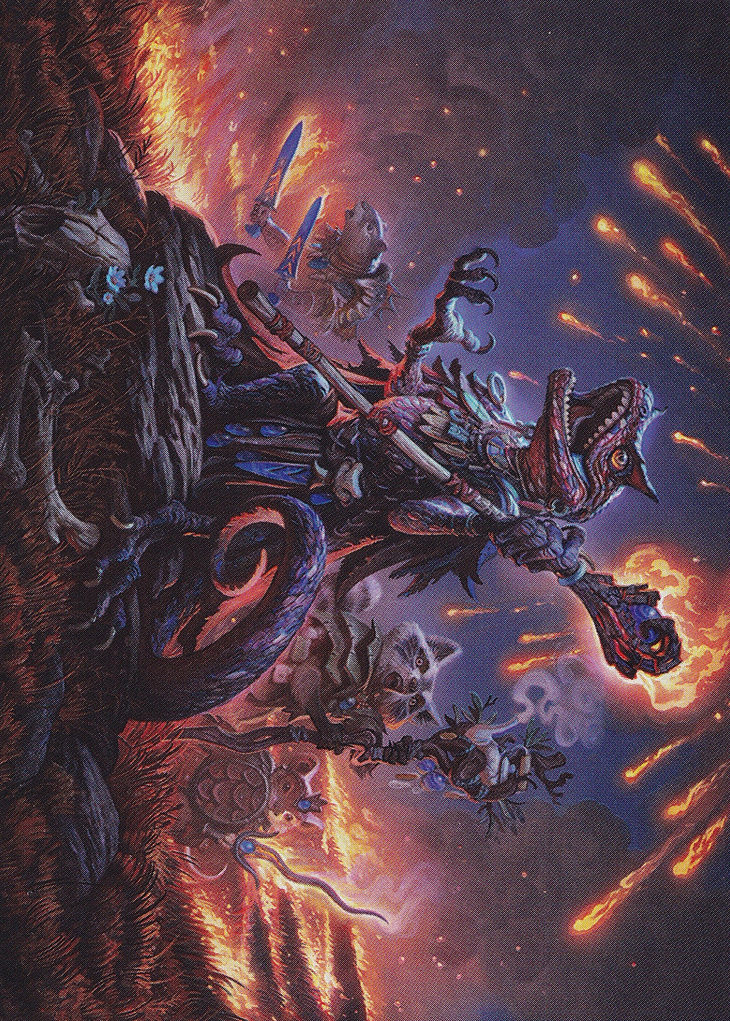 Valley Flamecaller (21/54) Art Card (ABLB)