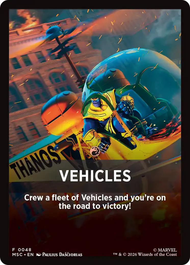 Vehicles Theme Card (0048) (FMSC)