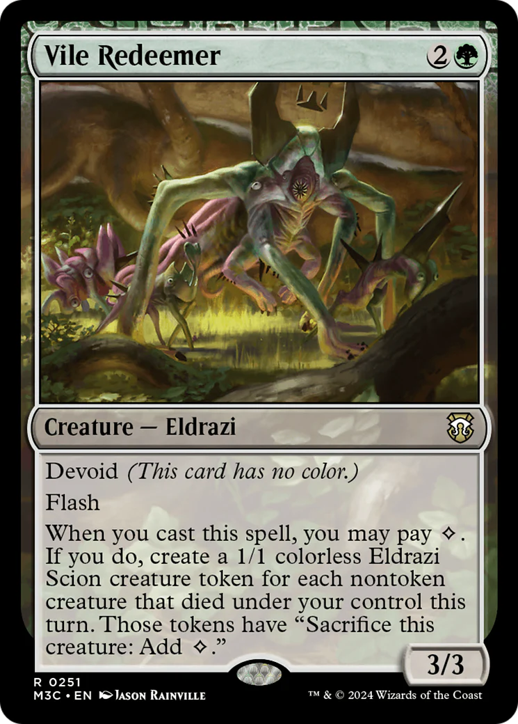 Vile Redeemer (M3C) - Ripple Foil