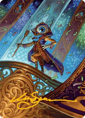 Vnwxt, Verbose Host (08/54) Art Card (ADFT) - Gold-Stamped Signature